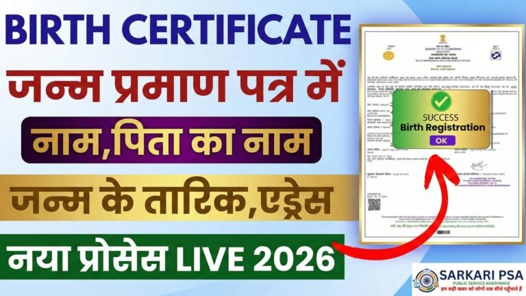 Janam Praman Patra Online 2026: बच्चे के जन्म के 21 दिन के अंदर करें फ्री रजिस्ट्रेशन, यहां देखें स्टेप-बाय-स्टेप गाइड।